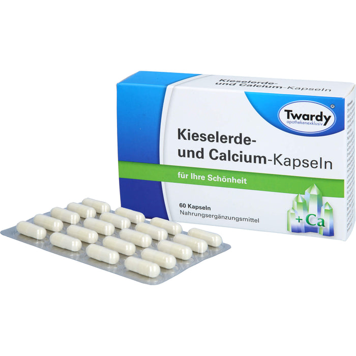 Twardy Kieselerde- und Calcium-Kapseln für Ihre Schönheit, 60 pcs. Capsules