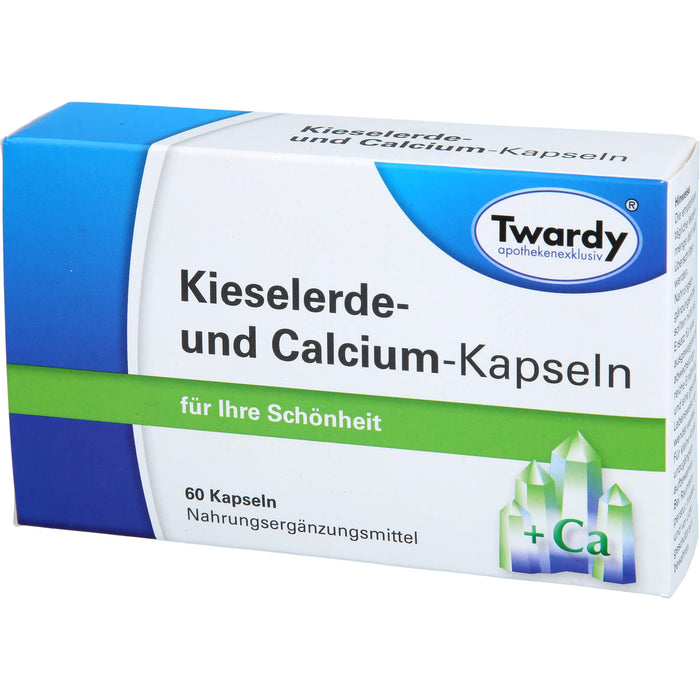 Twardy Kieselerde- und Calcium-Kapseln für Ihre Schönheit, 60 pcs. Capsules