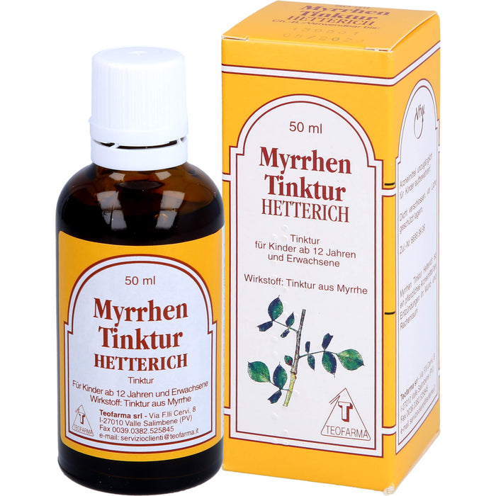 HETTERICH Myrrhen Tinktur, 50 ml Lösung