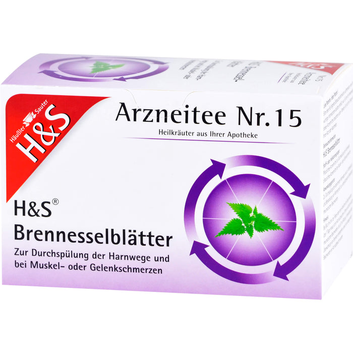 H&S Brennesselblätter Arzneitee Nr. 15, 20 St. Filterbeutel