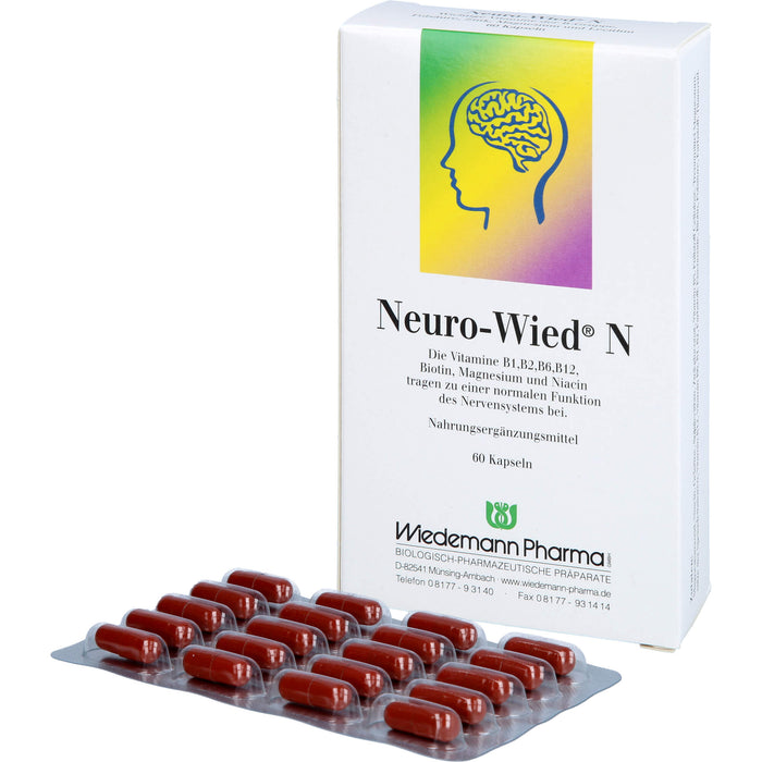 Neuro-Wied N Kapseln für eine normale Funktion des Nervensystems, 60 pcs. Capsules