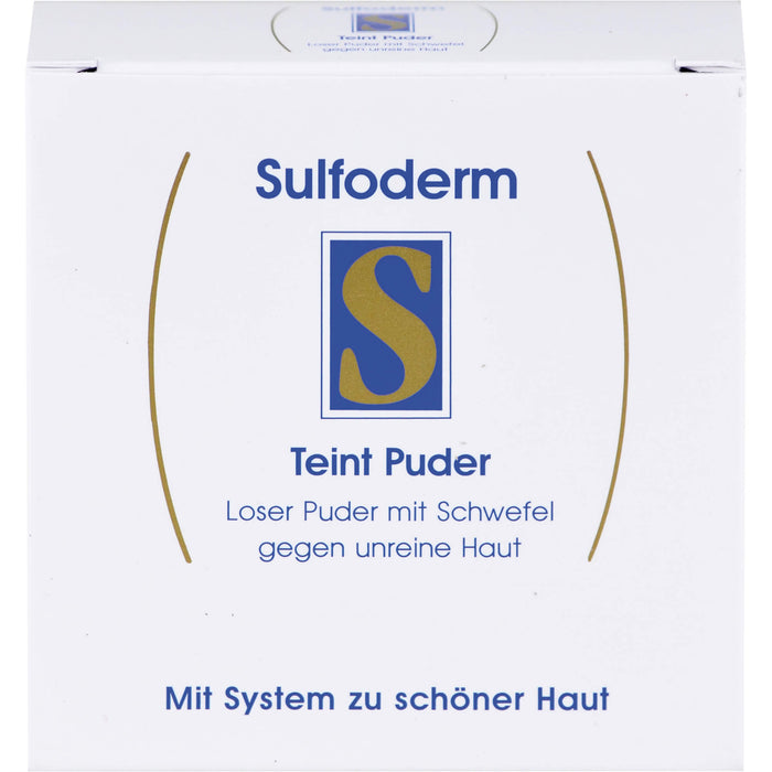 Sulfoderm S Teint Puder gegen unreine Haut, 20 g Poudre