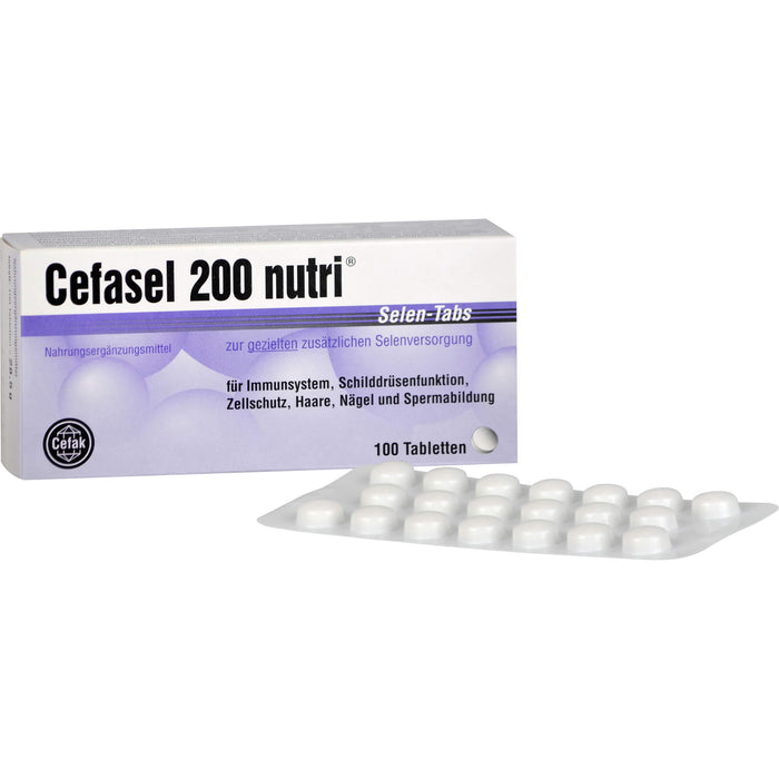 Cefasel 200 nutri Selen-Tabs, 100 pc Tablettes