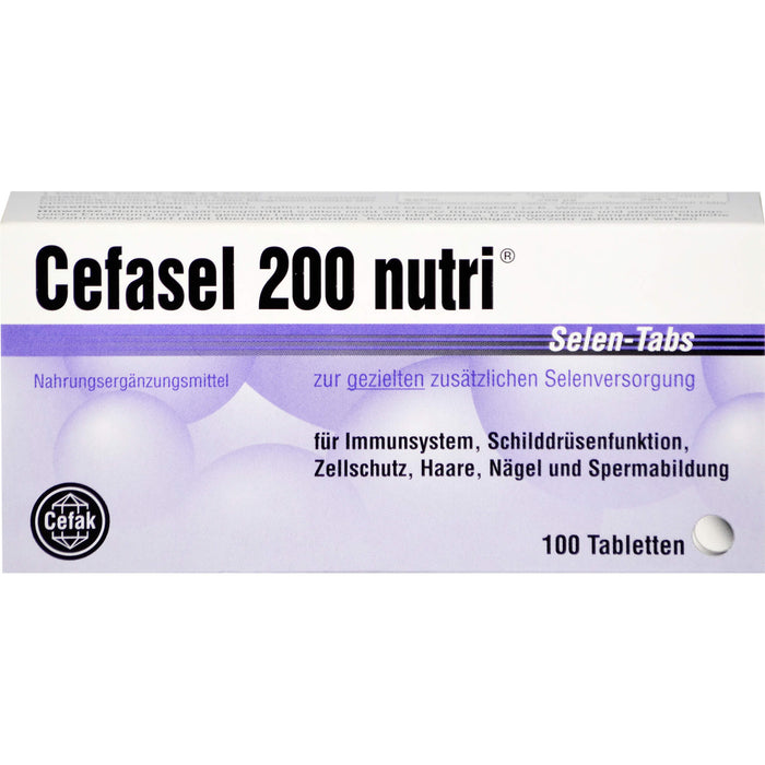 Cefasel 200 nutri Selen-Tabs, 100 pc Tablettes