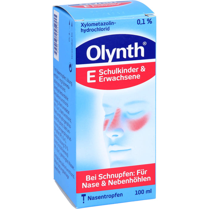 Olynth E Nasentropfen bei Schnupfen, 100 ml Solution