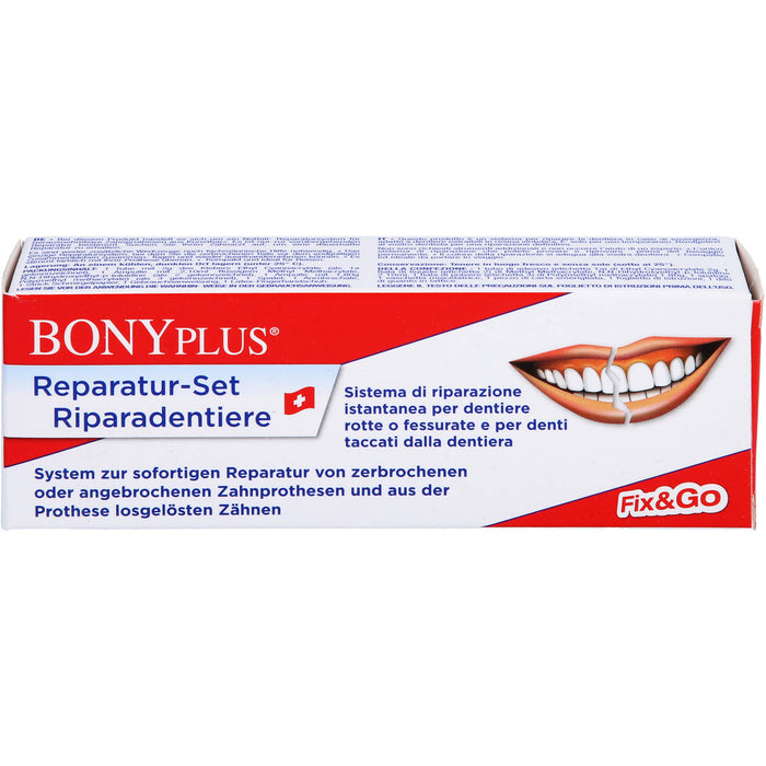 BONYplus Reparatur-Set für Zahnprothesen, 1 St. Set