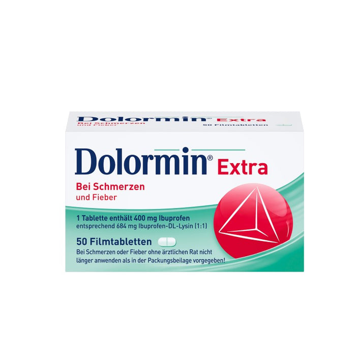 Dolormin extra Filmtabletten bei Schmerzen und Fieber , 50 St. Tabletten