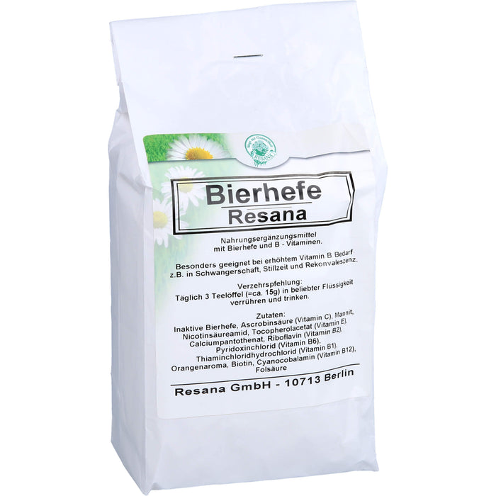 Bierhefe Resana Pulver bei erhöhtem Vitamin B-Bedarf, 500 g Poudre