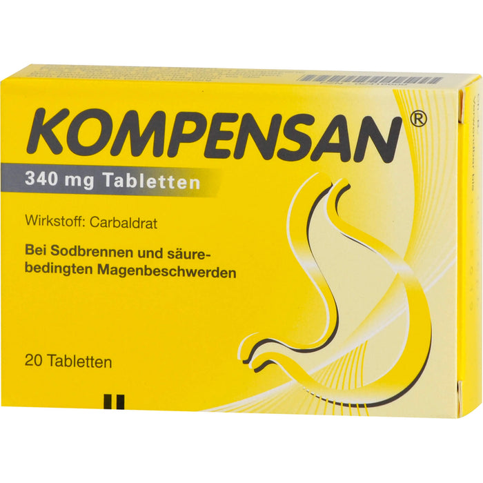 Kompensan, 340 mg Tabletten, 20 pcs. Tablets