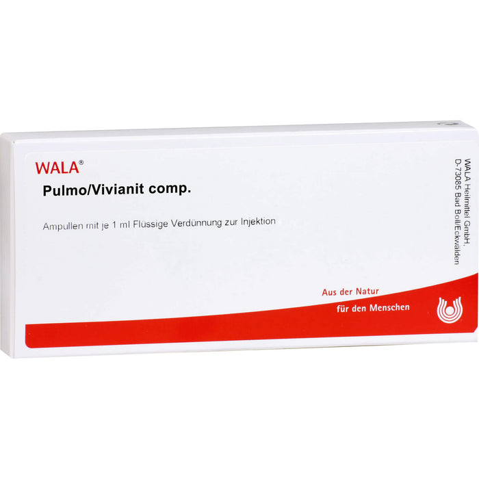 Pulmo/Vivianit comp. Wala Ampullen, 10 pcs. Ampoules