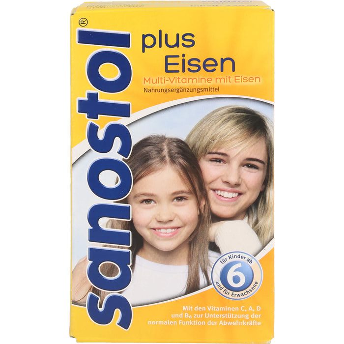 sanostol plus Eisen Saft, 230 ml Lösung