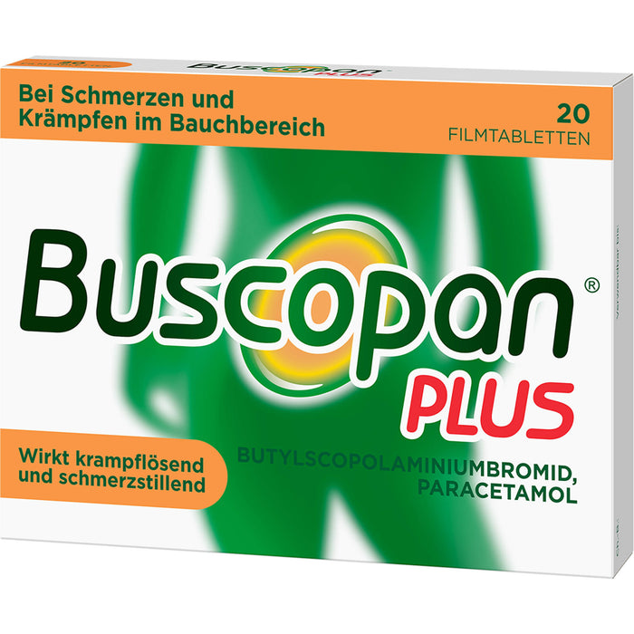 Buscopan plus Filmtabletten Original Sanofi-Aventis, 20 pcs. Tablets