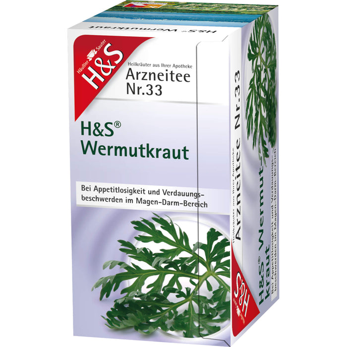 H&S Wermutkraut Arzneitee Nr. 33 Filterbeutel, 20 St. Filterbeutel