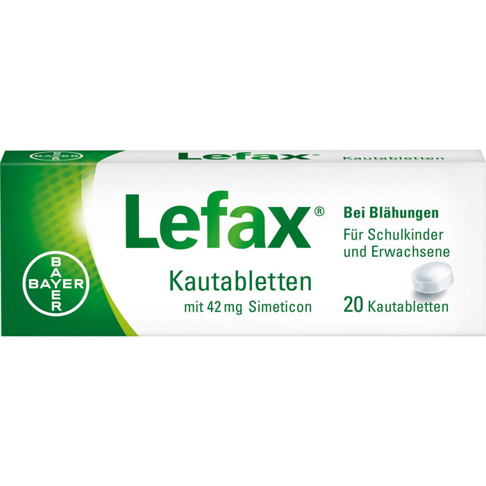 Lefax Kautabletten bei Blähungen, 20 St. Tabletten