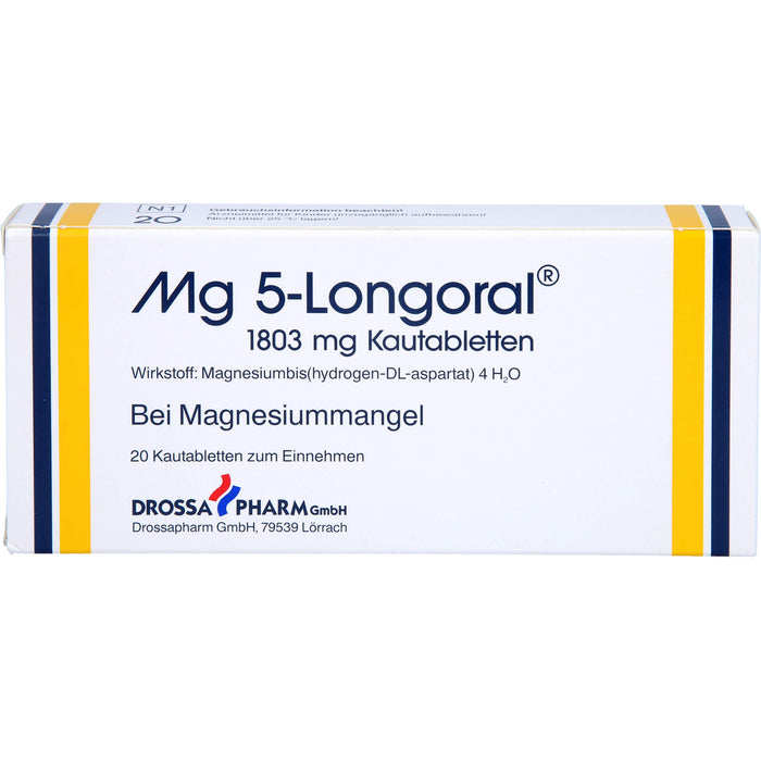 Mg 5-Longoral 1803 mg Kautabletten, 20 St KTA