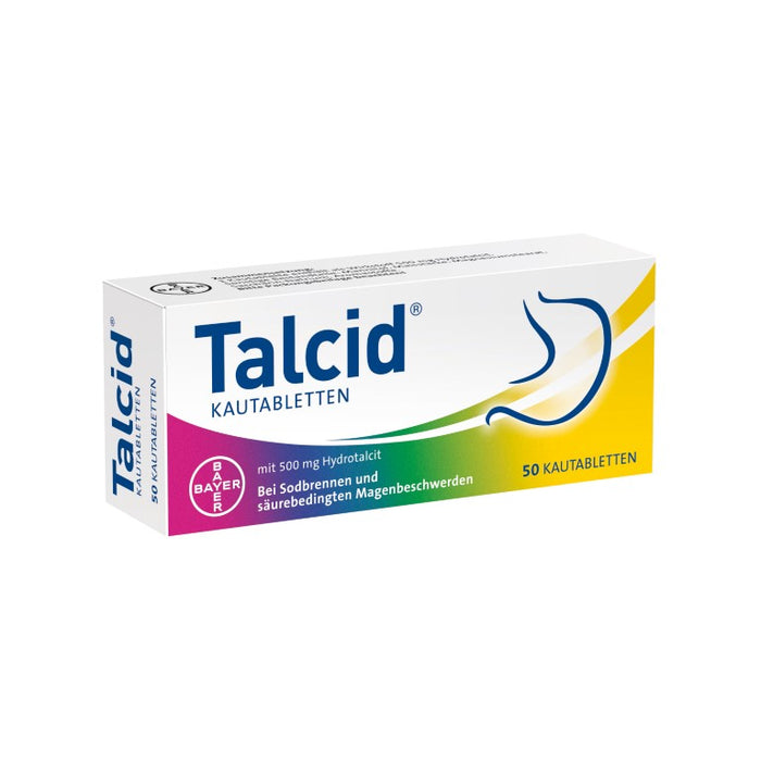 Talcid Kautabletten, 50 pc Tablettes