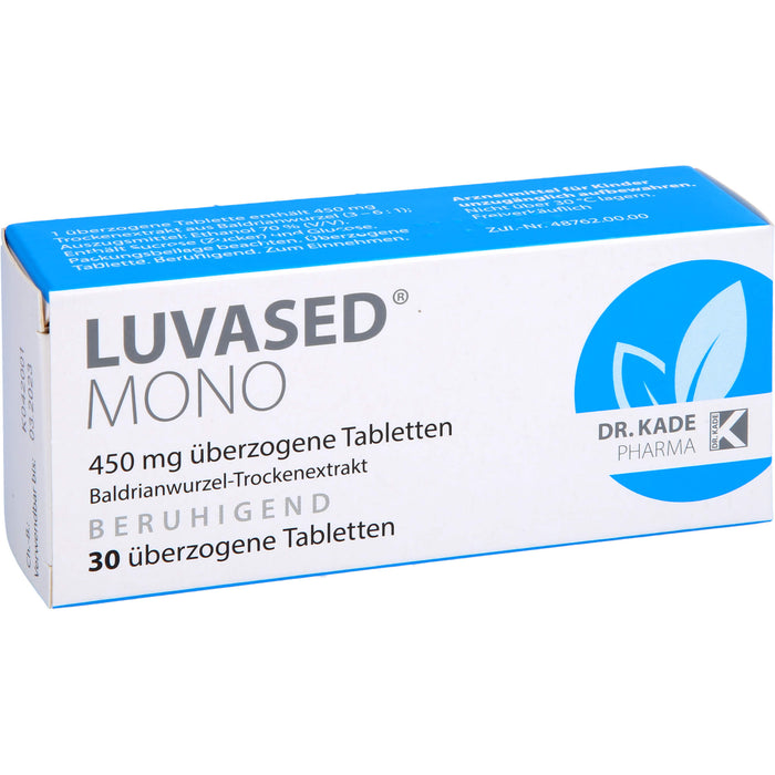 Luvased mono 450 mg Tabletten zur Beruhigung, 30 pc Tablettes