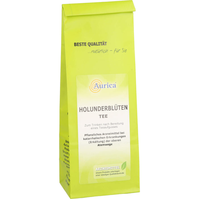 Aurica Holunderblüten Tee zur Behandlung von Erkältungskrankheiten, 70 g Tea