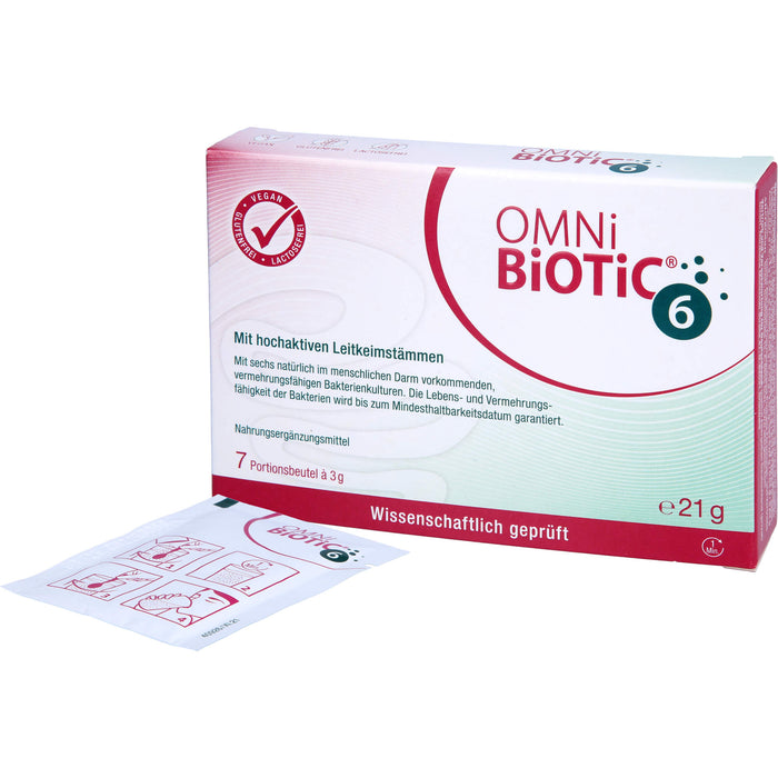 OMNi-BiOTiC 6 mit hochaktiven Leitkeimstämmen Portionsbeutel, 7 pcs. Sachets