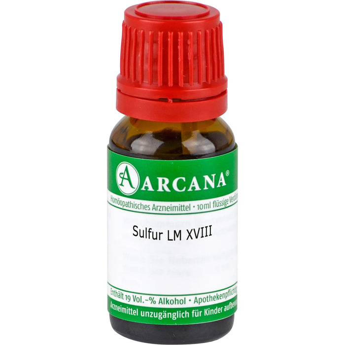 Sulfur Arcana LM 18 Dilution, 10 ml DIL