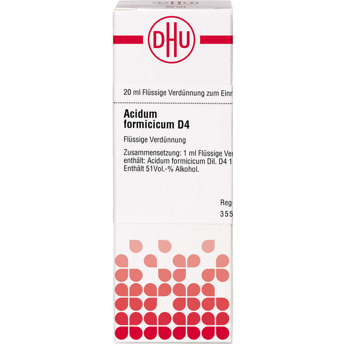 DHU Acidum formicicum D4 Dilution, 20 ml Lösung