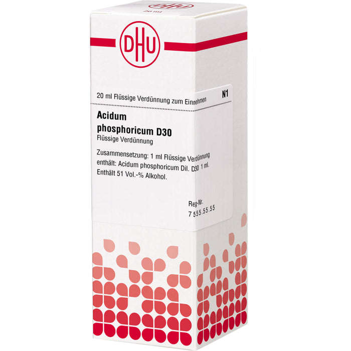 DHU Acidum phosphoricum D30 Dilution, 20 ml Lösung