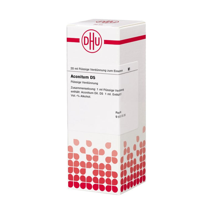 Aconitum D5 DHU Dilution, 20 ml Lösung