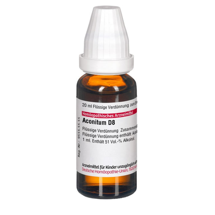 DHU Aconitum D8 Dilution, 20 ml Lösung