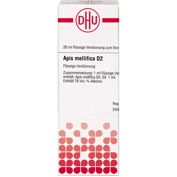 DHU Apis mellifica D2 Dilution, 20 ml Lösung