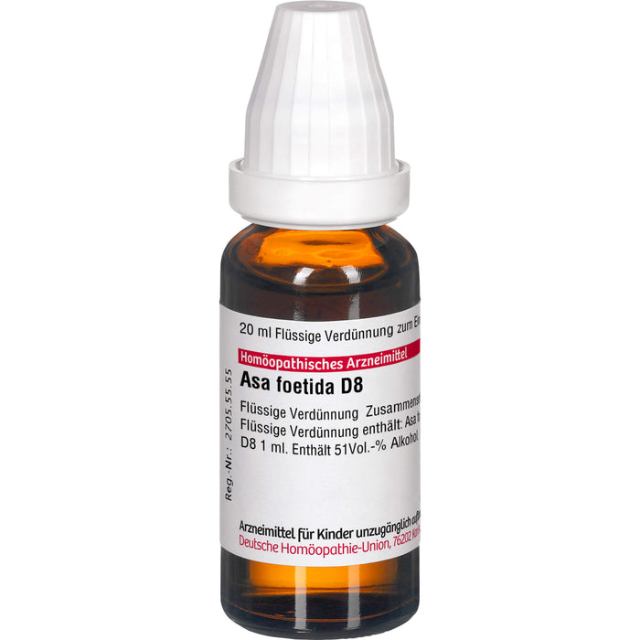 Asa foetida D8 DHU Dilution, 20 ml Lösung