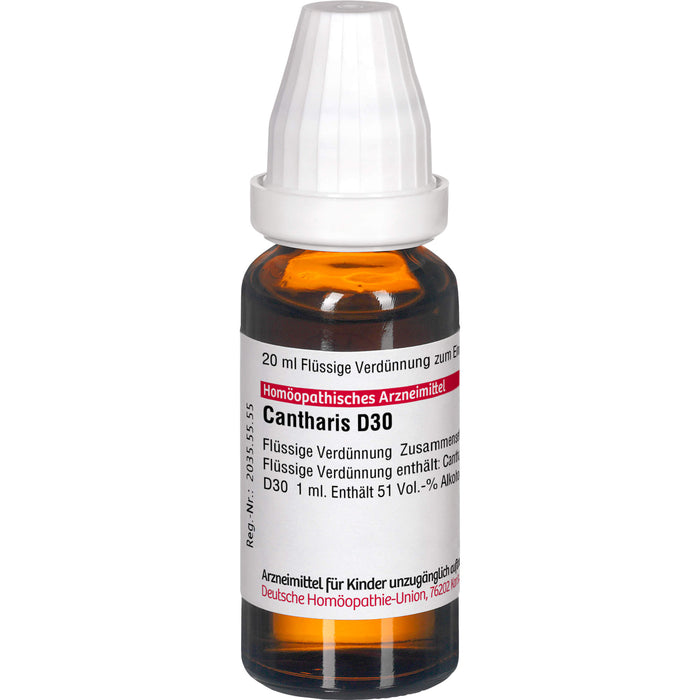 DHU Cantharis D30 Dilution, 20 ml Lösung