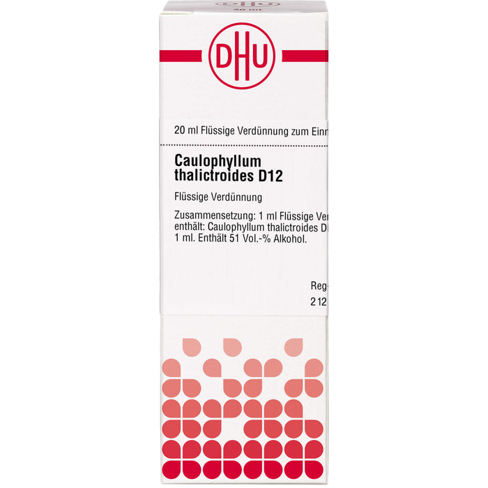 DHU Caulophyllum thalictroides D12 Dilution, 20 ml Lösung