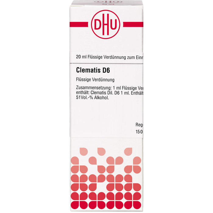 DHU Clematis D6 Dilution, 20 ml Lösung