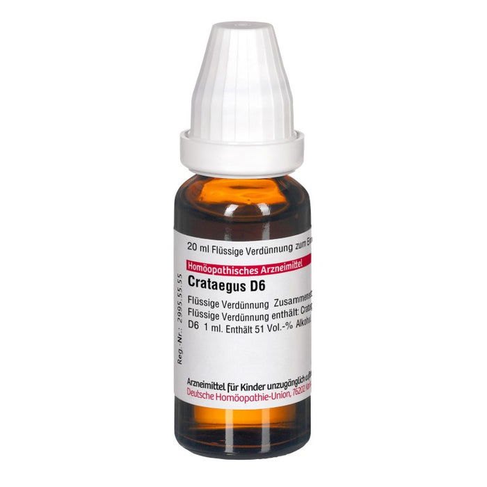 DHU Crataegus D6 Dilution, 20 ml Lösung