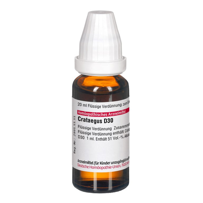 DHU Crataegus D30 Dilution, 20 ml Lösung