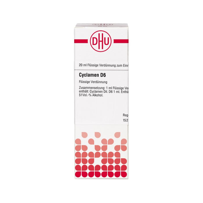 DHU Cyclamen D6 Dilution, 20 ml Lösung