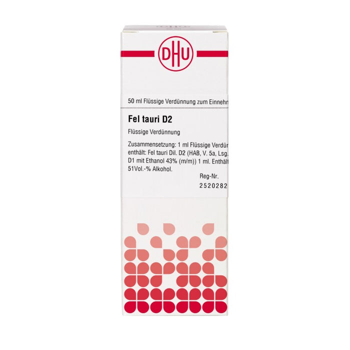 Fel tauri D2 DHU Dilution, 50 ml Lösung