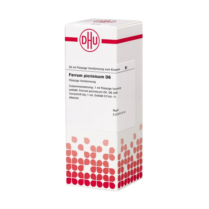 DHU Ferrum picrinicum D6 Dilution, 20 ml Lösung