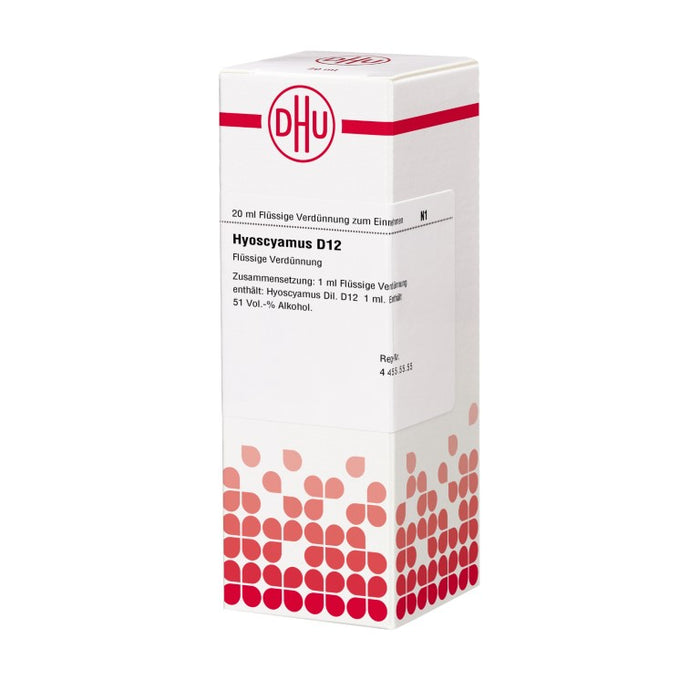 DHU Hyoscyamus D12 Dilution, 20 ml Lösung