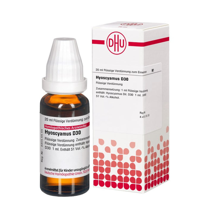 DHU Hyoscyamus D30 Dilution, 20 ml Lösung