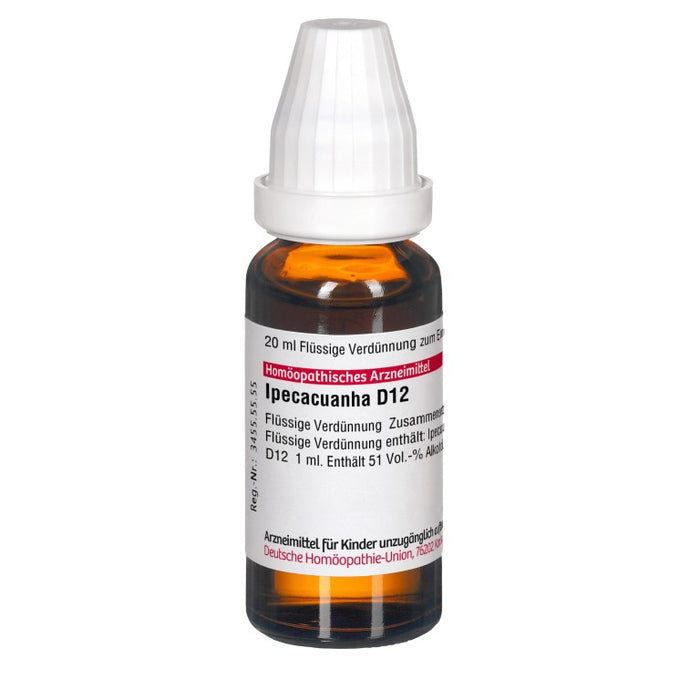 DHU Ipecacuanha D12 Dilution, 20 ml Lösung