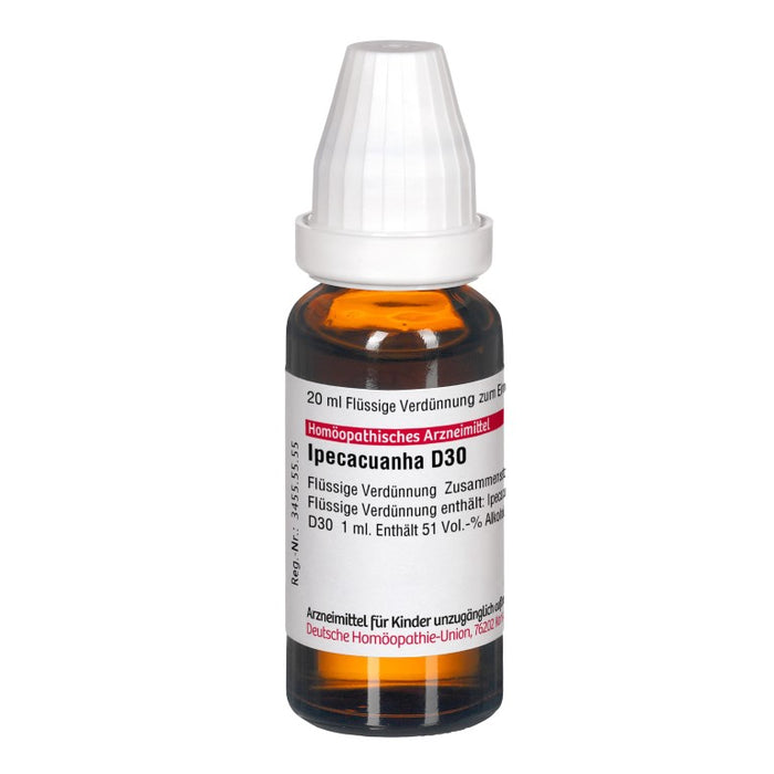 Ipecacuanha D30 DHU Dilution, 20 ml Lösung