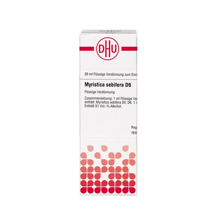 DHU Myristica sebifera D6 Dilution, 20 ml Lösung