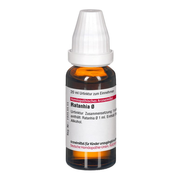 Ratanhia Urtinktur D1 DHU, 20 ml Lösung