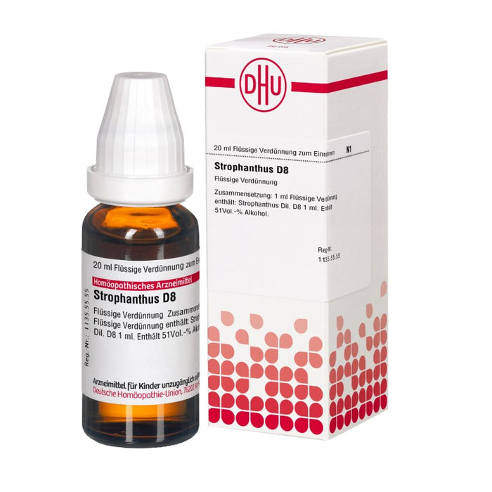 DHU Strophanthus D 8 Verdünnung, 20 ml Lösung