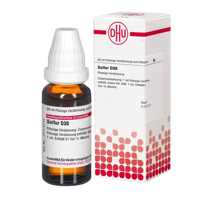 DHU Sulfur D30 Dilution, 20 ml Lösung