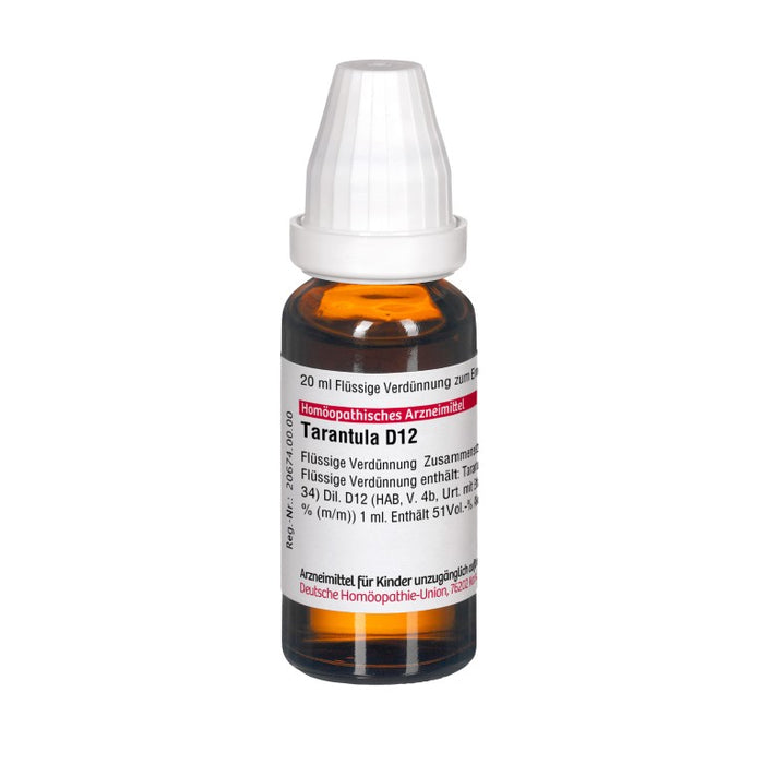 DHU Tarantula D12 Dilution, 20 ml Lösung