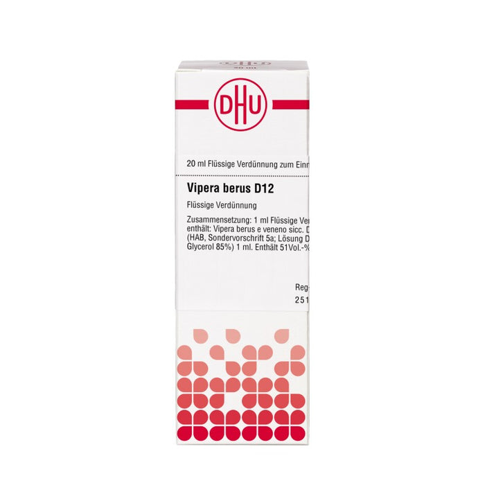 DHU Vipera berus D12 Dilution, 20 ml Lösung