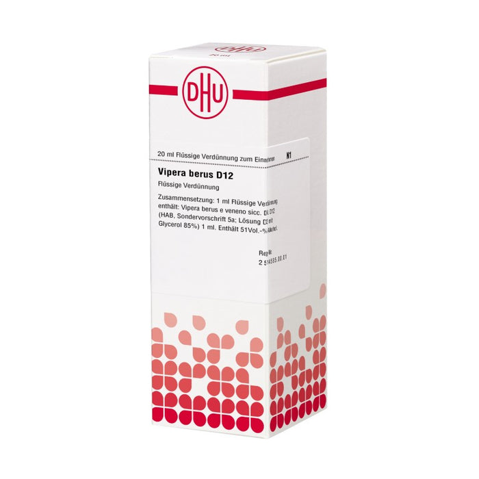 DHU Vipera berus D12 Dilution, 20 ml Lösung