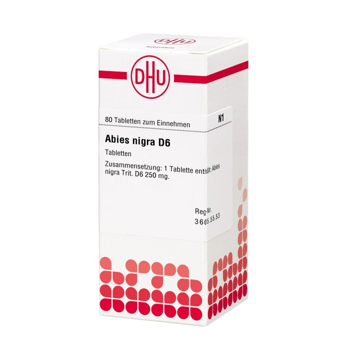 Abies nigra D6 DHU Tabletten, 80 St. Tabletten